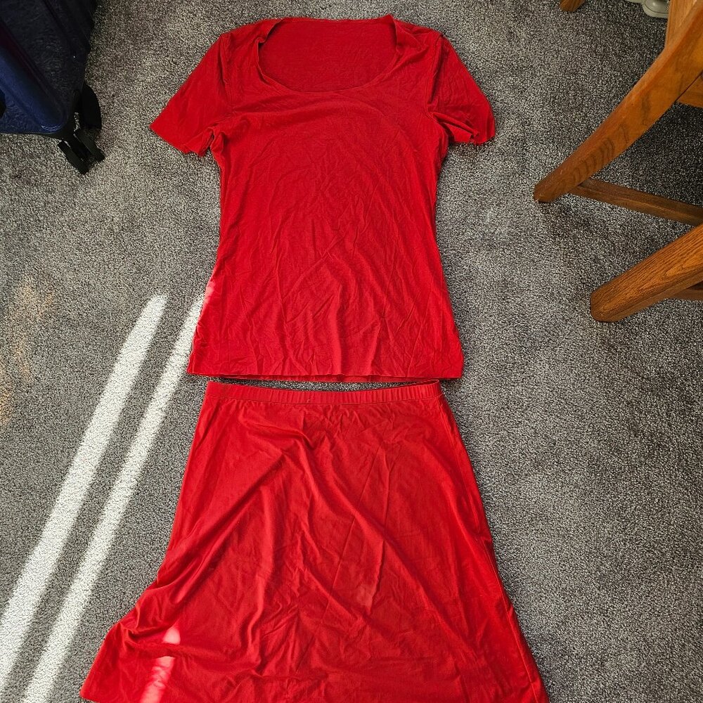 Wolford matching shirt + skirt set Size S